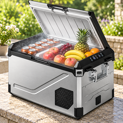 Portable Car Refrigerator & Freezer with Digital Control