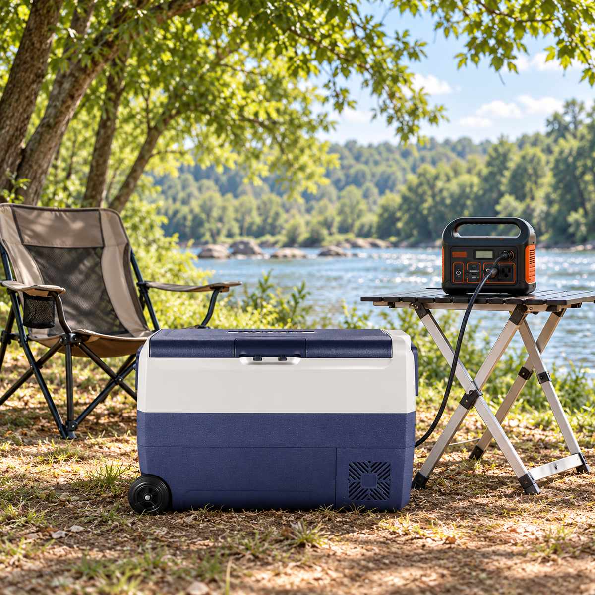 50L Dual-Zone Portable Refrigerator with App Control