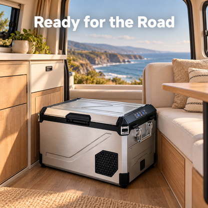 Portable Car Refrigerator & Freezer with Digital Control