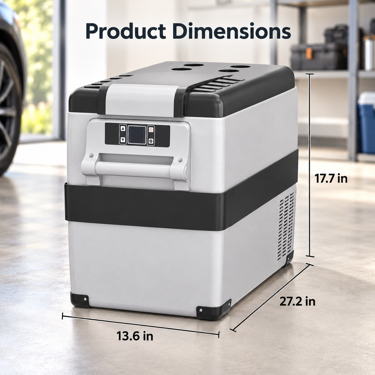 48 QT Portable Car Refrigerator & Freezer