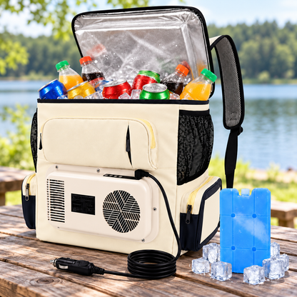 12V Electric Cooler Backpack with Cooling & Heating